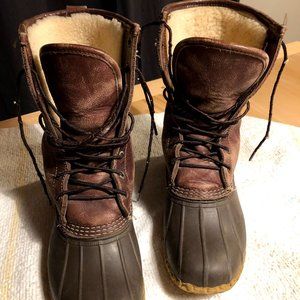 L.L. Bean Boots, 10" Shearling-Lined
